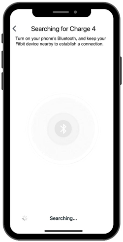 Fitbit bluetooth searching mode